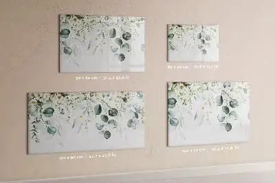 Magnetická kreslící tabule s motivem rostlin přírody