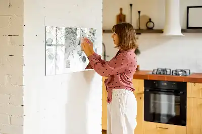 Magnetická kreslící tabule s motivem rostlin přírody