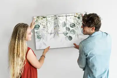 Magnetická kreslící tabule s motivem rostlin přírody