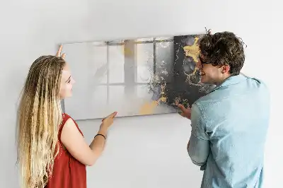 Magnetická kreslící tabule mramorový vzor