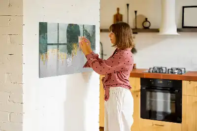 Popisovatelná magnetická tabule dekorativní vzor