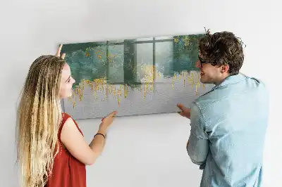 Popisovatelná magnetická tabule dekorativní vzor