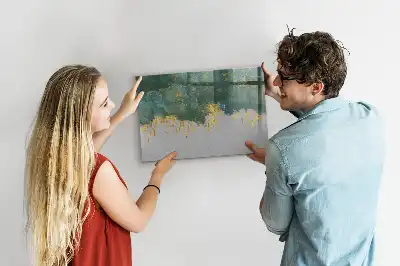 Popisovatelná magnetická tabule dekorativní vzor