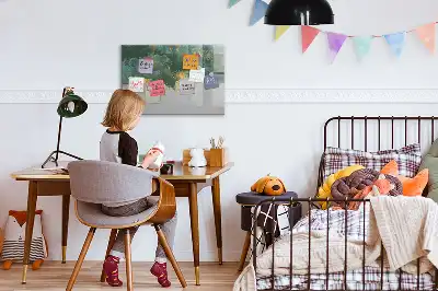 Popisovatelná magnetická tabule dekorativní vzor