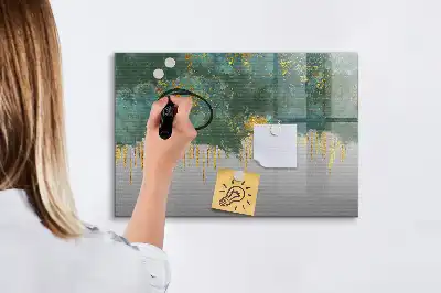 Popisovatelná magnetická tabule dekorativní vzor