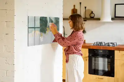Popisovatelná magnetická tabule dekorativní vzor