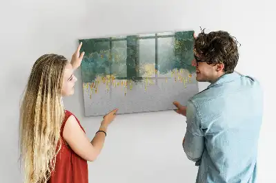 Popisovatelná magnetická tabule dekorativní vzor
