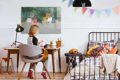 Popisovatelná magnetická tabule dekorativní vzor