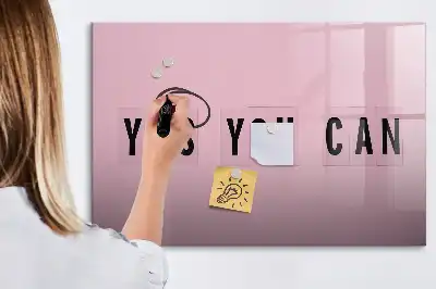 Popisovatelná magnetická tabule ano, dokážeš to