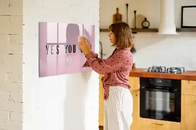 Popisovatelná magnetická tabule ano, dokážeš to