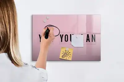 Popisovatelná magnetická tabule ano, dokážeš to
