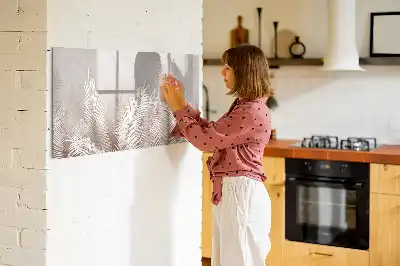 Magnetická kreslící tabule s motivem exotické listy