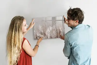 Magnetická kreslící tabule s motivem exotické listy