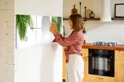Popisovatelná magnetická tabule s motivem palmových listů