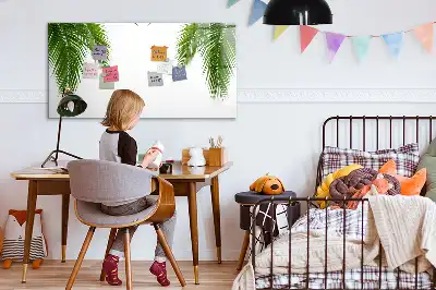 Popisovatelná magnetická tabule s motivem palmových listů