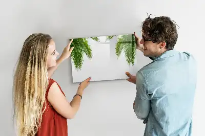 Popisovatelná magnetická tabule s motivem palmových listů