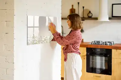 Magnetická kreslící tabule s motivem kvetoucích květin