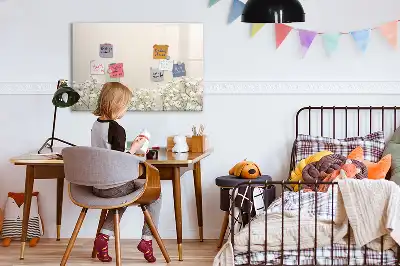 Magnetická kreslící tabule s motivem kvetoucích květin