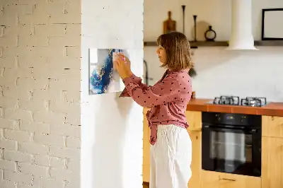 Popisovatelná magnetická tabule s mramorovým vzorem