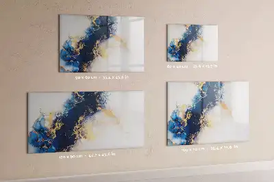 Popisovatelná magnetická tabule s mramorovým vzorem