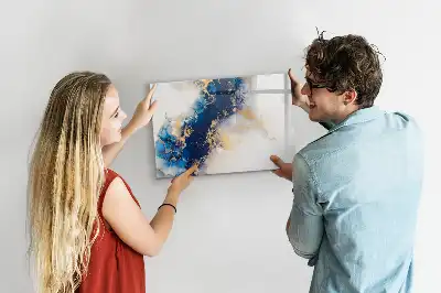 Popisovatelná magnetická tabule s mramorovým vzorem