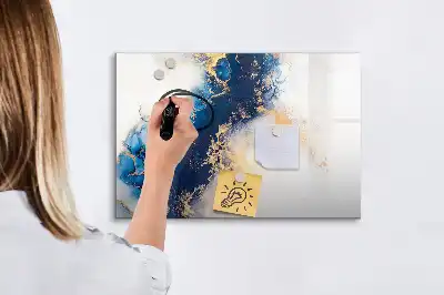 Popisovatelná magnetická tabule s mramorovým vzorem