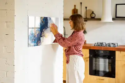 Popisovatelná magnetická tabule s mramorovým vzorem