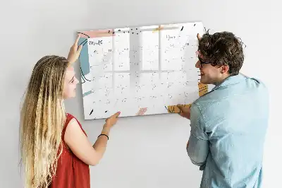 Magnetická kreslící tabule byznys organizér