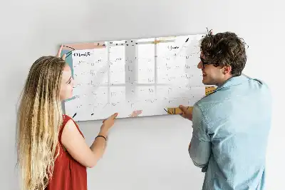 Magnetická kreslící tabule byznys organizér