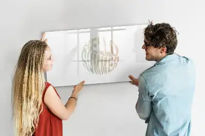 Popisovatelná magnetická tabule motiv Ahoj léto