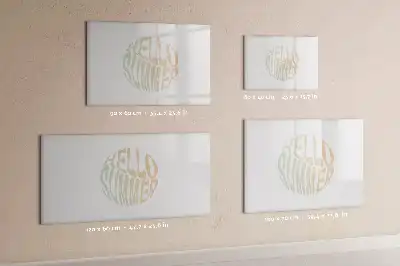 Popisovatelná magnetická tabule motiv Ahoj léto