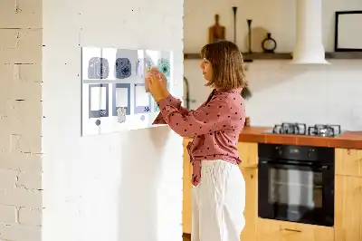 Magnetická tabule v podobě polaroidových rámečků