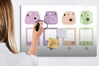 Magnetická kreslící tabule sada fotoaparátů