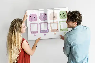 Magnetická kreslící tabule sada fotoaparátů