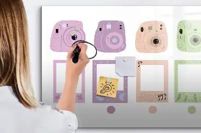 Magnetická kreslící tabule sada fotoaparátů