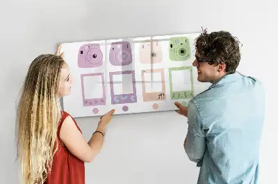 Magnetická kreslící tabule sada fotoaparátů