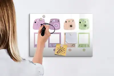 Magnetická kreslící tabule sada fotoaparátů