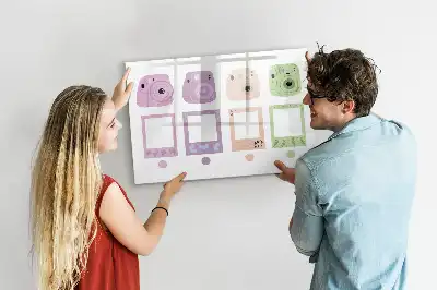 Magnetická kreslící tabule sada fotoaparátů