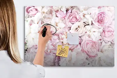 Dekorační květiny magnetická kreslící tabule