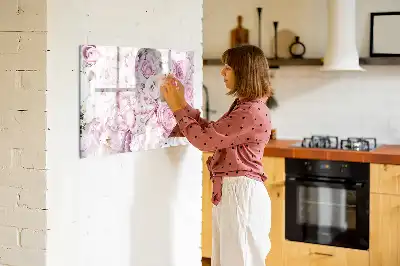 Dekorační květiny magnetická kreslící tabule