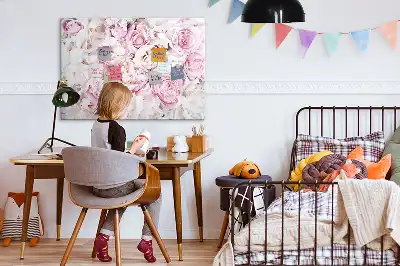 Dekorační květiny magnetická kreslící tabule