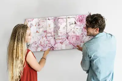 Dekorační květiny magnetická kreslící tabule