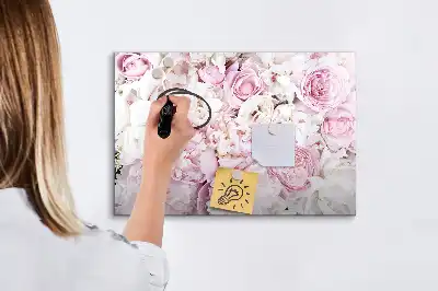 Dekorační květiny magnetická kreslící tabule