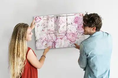 Dekorační květiny magnetická kreslící tabule