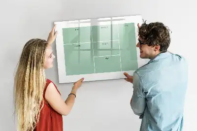 Popisovatelná magnetická tabule kancelářský organizér