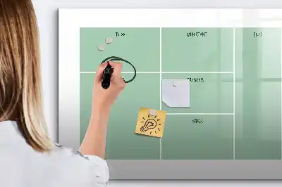 Popisovatelná magnetická tabule kancelářský organizér