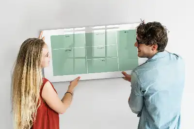 Popisovatelná magnetická tabule kancelářský organizér