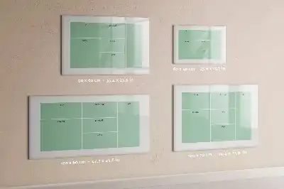 Popisovatelná magnetická tabule kancelářský organizér