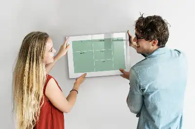 Popisovatelná magnetická tabule kancelářský organizér