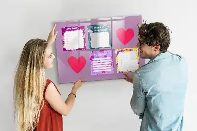 Popisovatelná magnetická tabule strašidelné poznámky